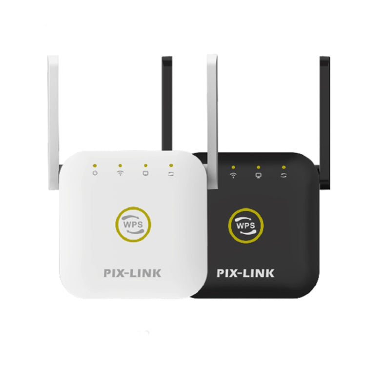 PIX-LINK WR22 300Mbps Wifi Wireless Signal Amplification Enhancement Extender, Plug Type:US Plug(Black)