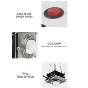 COB Plant Growth Light LED Vegetable Planting Succulent Light, Light:Full Spectrum(EU Plug 220V)