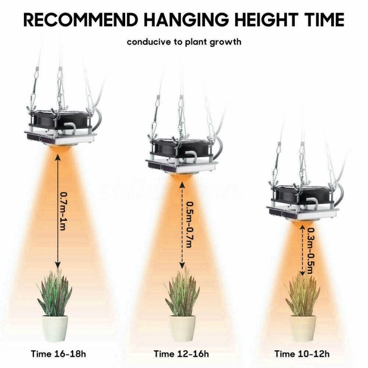 COB Plant Growth Light LED Vegetable Planting Succulent Light, Light:Sunligh(UK Plug 220V)