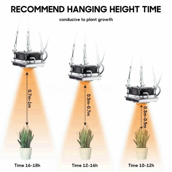 COB Plant Growth Light LED Vegetable Planting Succulent Light, Light:Sunligh(UK Plug 220V)