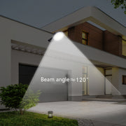 35W LED Outdoor Light Sensing IP65 Water-resistant Wall Lamp Garden Courtyard Street Light(White Light)