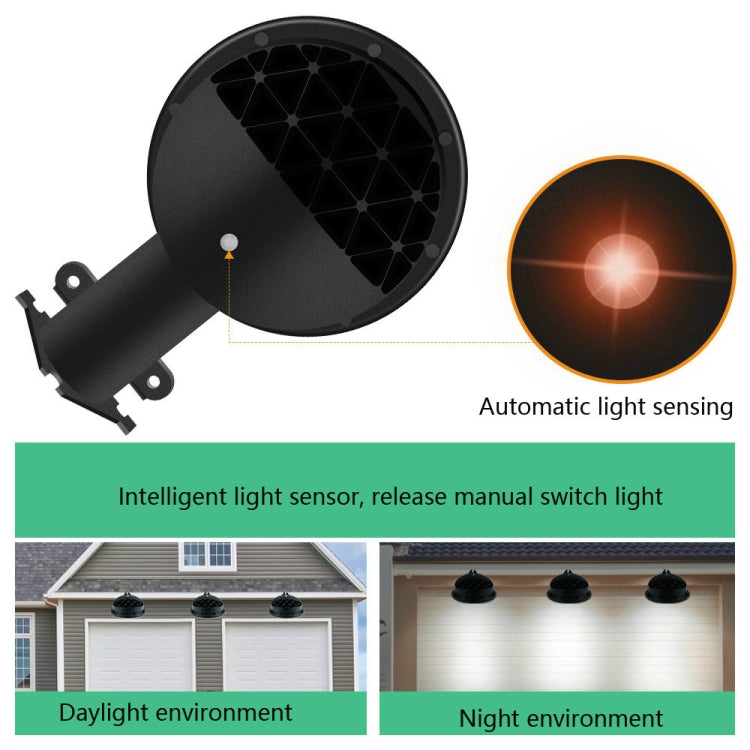 50W LED Outdoor Light Sensing IP65 Water-resistant Wall Lamp Garden Courtyard Street Light(White Light)