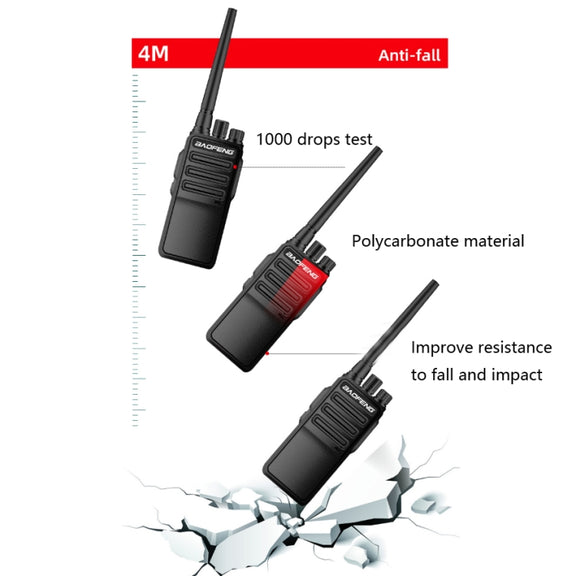 Baofeng BF-1904 Radio Communication Equipment High-power Handheld Walkie-talkie, Plug Specifications:US Plug
