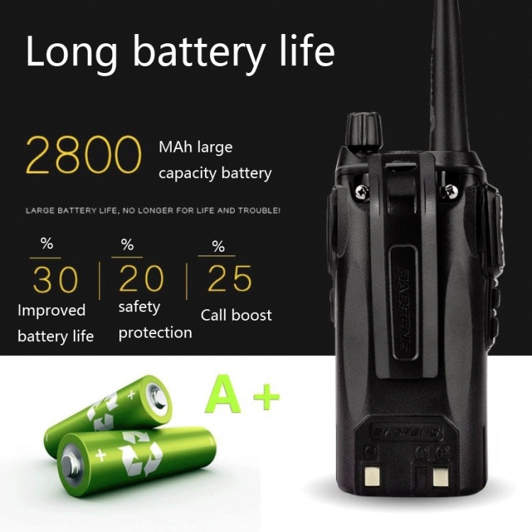 Baofeng UV-8D 8W High-power Dual-transmit Button Multifunctional Walkie-talkie, Plug Specifications:US Plug