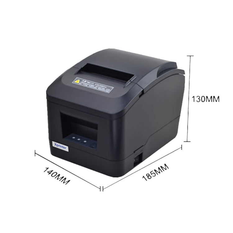 Xprinter XP-A160M Thermal Printer Catering Bill POS Cash Register Printer, Style:EU Plug(Network Port LAN)