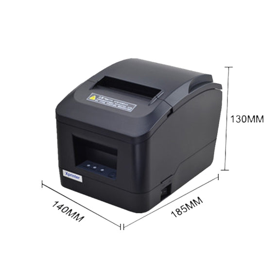 Xprinter XP-A160M Thermal Printer Catering Bill POS Cash Register Printer, Style:EU Plug(Network Port LAN)