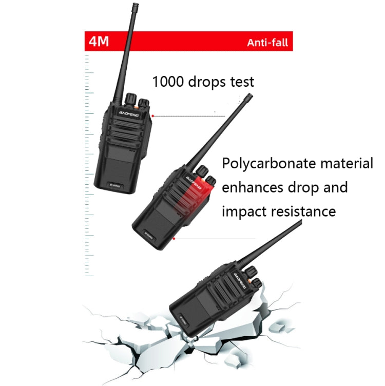 Baofeng BF-S56MAX High-power Water-resistant Handheld Communication Device Walkie-talkie, Plug Specifications:UK Plug
