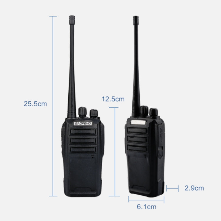 Baofeng BF-UV6D Civil Hotel Outdoor Construction Site Mobile High-power Walkie-talkie, Plug Specifications:AU Plug