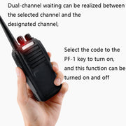 Baofeng BF-UV6D Civil Hotel Outdoor Construction Site Mobile High-power Walkie-talkie, Plug Specifications:UK Plug