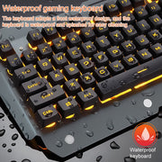 618 Internet Cafe Game Manipulator Keyboard and Mouse Set, Cable Length: 1.6m(Black)