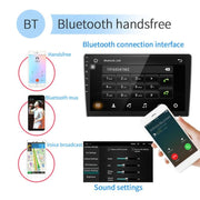 Universal Machine Android Smart Navigation Car Navigation DVD Reversing Video Integrated Machine, Size:10inch 2+32G, Specification:Standard+8 Lights Camera