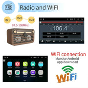 Universal Machine Android Smart Navigation Car Navigation DVD Reversing Video Integrated Machine, Size:10inch 2+32G, Specification:Standard+8 Lights Camera