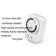 2 PCS ChangXin Electric Vehicle Timer Charger Mechanical Timer Socket Countdown Off Timer Socket(CX-05 110V)