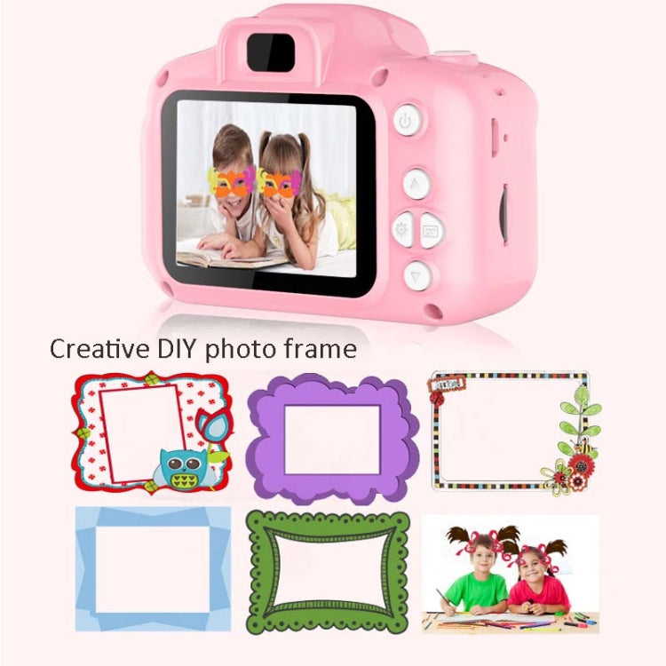 13.0 MP + Card Reader HD Children Toy Portable Digital SLR Camera(Blue)
