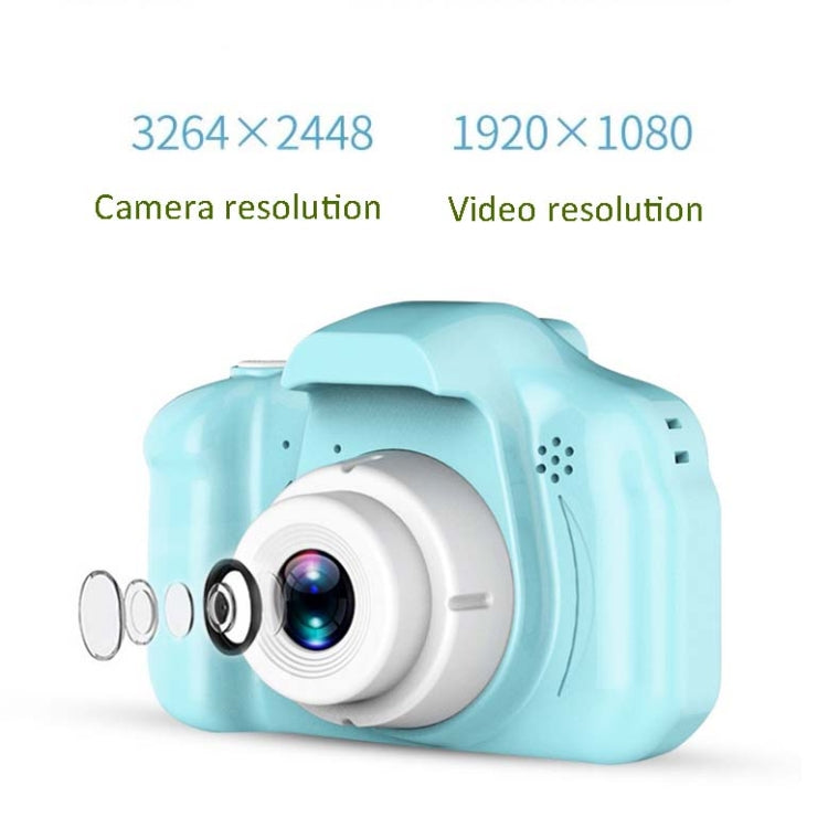 13.0 MP + Card Reader HD Children Toy Portable Digital SLR Camera(Pink)