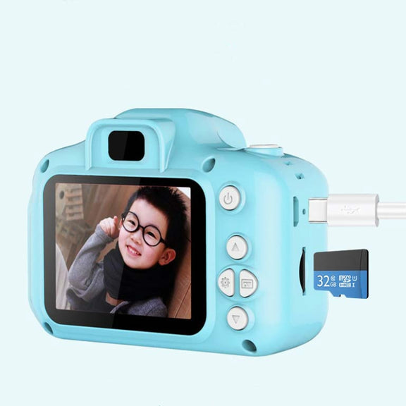 13.0 MP + Card Reader HD Children Toy Portable Digital SLR Camera(Pink)