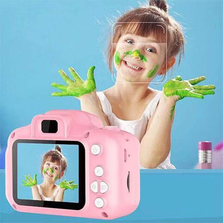 13.0 MP + Card Reader HD Children Toy Portable Digital SLR Camera(Pink)