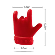 2 PCS Kitchen Silicone Pot Lid Raising Gadget Finger Shaped Pot Lid Spill-proof Raising Spoon Rack