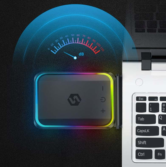 Suohuang Computer Notebook Exhaust Radiator Side Suction Fan Machine for Lenovo/ASUS/Dell laptops, Style:Colorful -5V Intelligent Constant Temperature