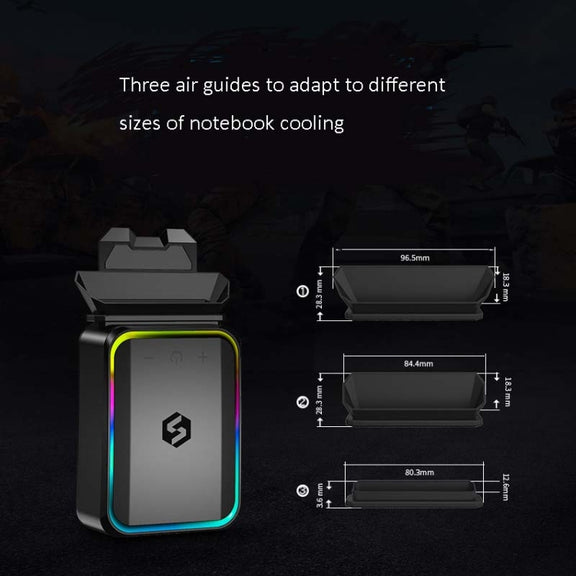 Suohuang Computer Notebook Exhaust Radiator Side Suction Fan Machine for Lenovo/ASUS/Dell laptops, Style:Colorful-220V Adjustable Wind Speed, CN Plug