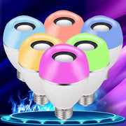 E27 LED Music Bulb Smart Colorful Remote Control Wake Up Light, Color temperature: APP+Remote Control