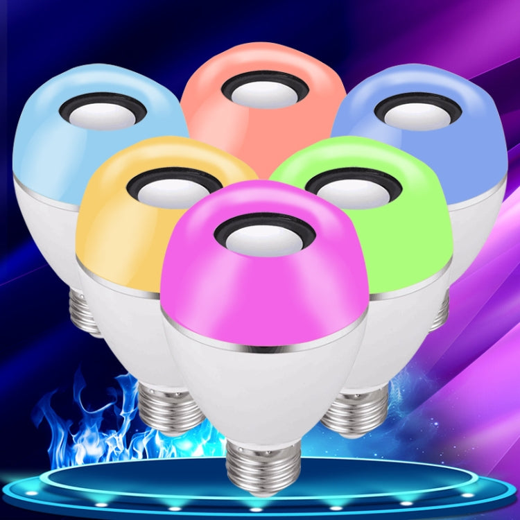 E27 LED Music Bulb Smart Colorful Remote Control Wake Up Light, Color temperature: APP+Remote Control
