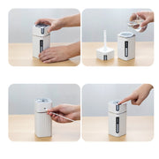 Humidifier USB Office Home Car Mute Portable Colorful Air Purifier(Blue)
