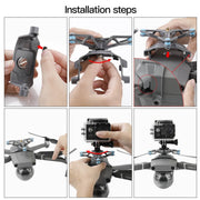 RCSTQ RCGEEK for DJI Mavic 2 Multi-function Expansion Bracket Shock Mount Set Shock Mount Bracket Set