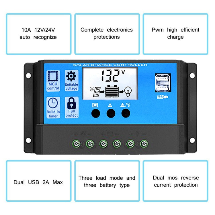 Street Lamp Smart Lighting Charging Solar Controller, Model: RBL-20A