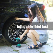 SUITU High-pressure Handheld Smart Digital Display Car Portable Wireless Tire Inflator(Red)