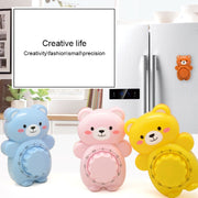 Cartoon Bear Timer Kitchen Gadget Mechanical Timer(Pink)