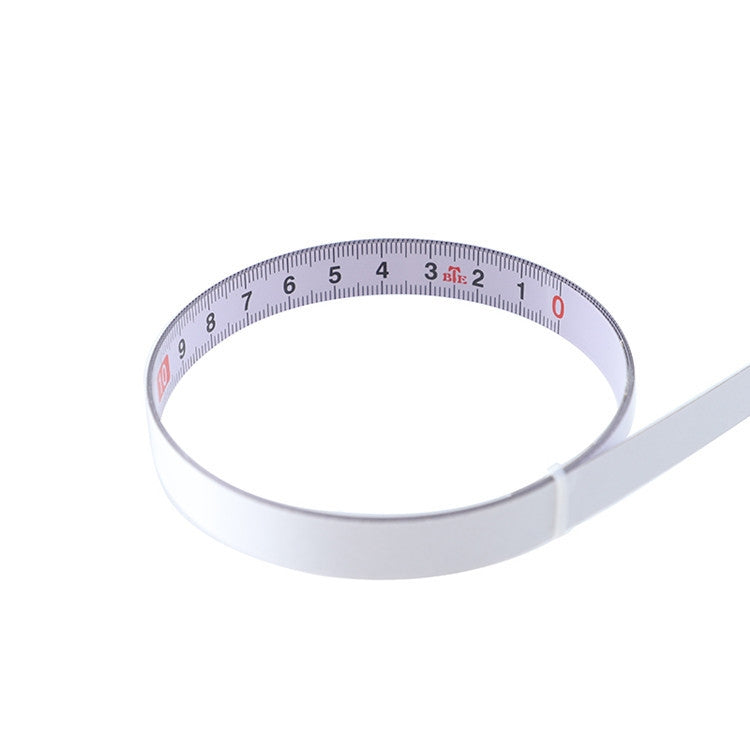 1m Sticky Scale Steel Ruler with Glue Scale Tape Measure Self-adhesive Ruler, Specification:Middle Point