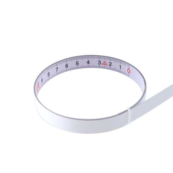 1m Sticky Scale Steel Ruler with Glue Scale Tape Measure Self-adhesive Ruler, Specification:Middle Point