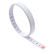 1m Sticky Scale Steel Ruler with Glue Scale Tape Measure Self-adhesive Ruler, Specification:Middle Point