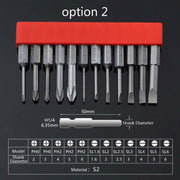12 PCS / Set Screwdriver Bit With Magnetic S2 Alloy Steel Electric Screwdriver, Specification:2