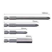 12 PCS / Set Screwdriver Bit With Magnetic S2 Alloy Steel Electric Screwdriver, Specification:2