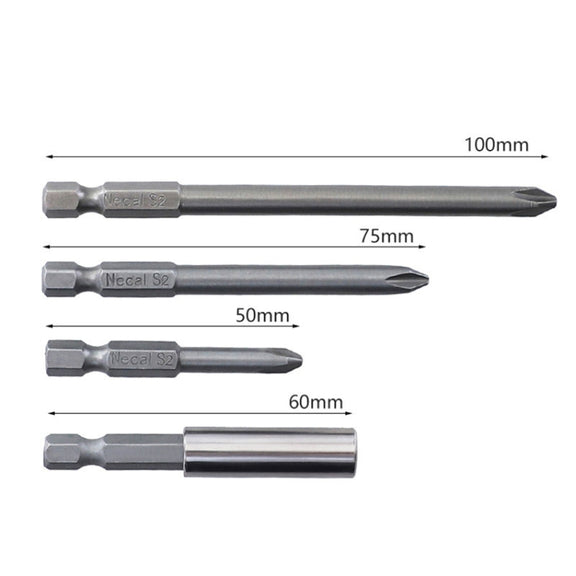 12 PCS / Set Screwdriver Bit With Magnetic S2 Alloy Steel Electric Screwdriver, Specification:2