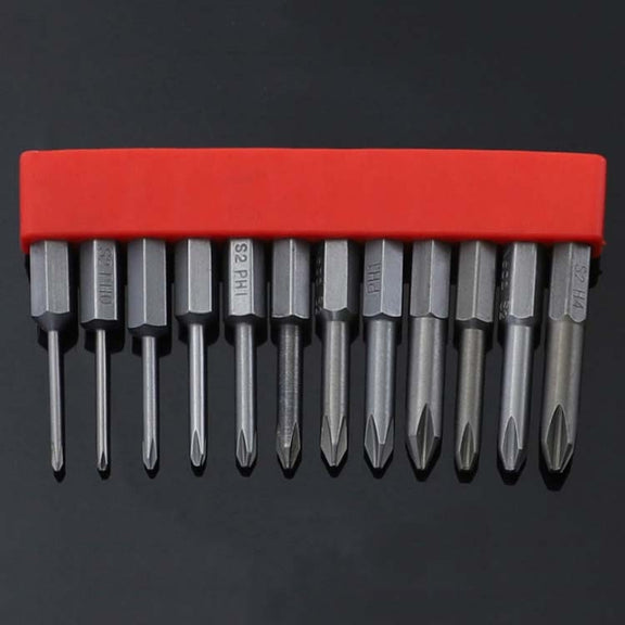 12 PCS / Set Screwdriver Bit With Magnetic S2 Alloy Steel Electric Screwdriver, Specification:3