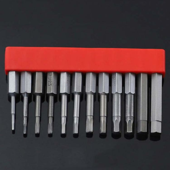 12 PCS / Set Screwdriver Bit With Magnetic S2 Alloy Steel Electric Screwdriver, Specification:4