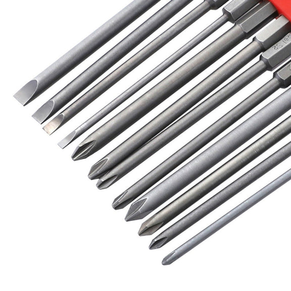 12 PCS / Set Screwdriver Bit With Magnetic S2 Alloy Steel Electric Screwdriver, Specification:4