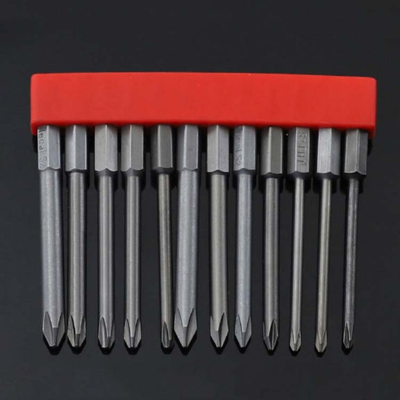 12 PCS / Set Screwdriver Bit With Magnetic S2 Alloy Steel Electric Screwdriver, Specification:7