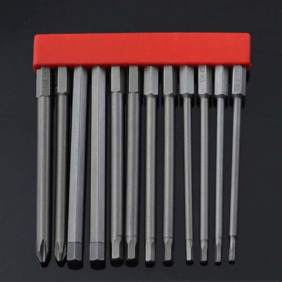 12 PCS / Set Screwdriver Bit With Magnetic S2 Alloy Steel Electric Screwdriver, Specification:12