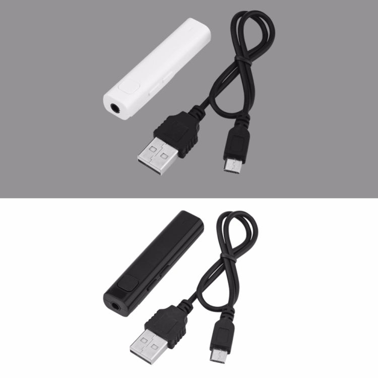 Bluetooth Receiver Smart Headphone Voice Translator 26 Multi-language Travel Business TF Card Voice Text Interpreter Earphone(White)