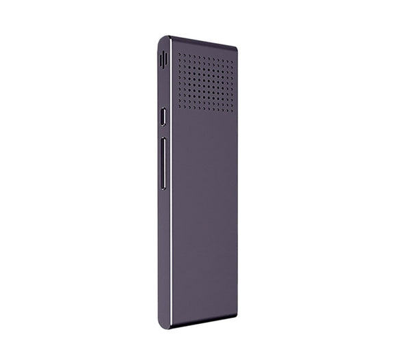 T8 Pocket Language Translator Voice 30 Languages Two Way Real Time Intercom Portable Translator For Personal Learning Travelling Black