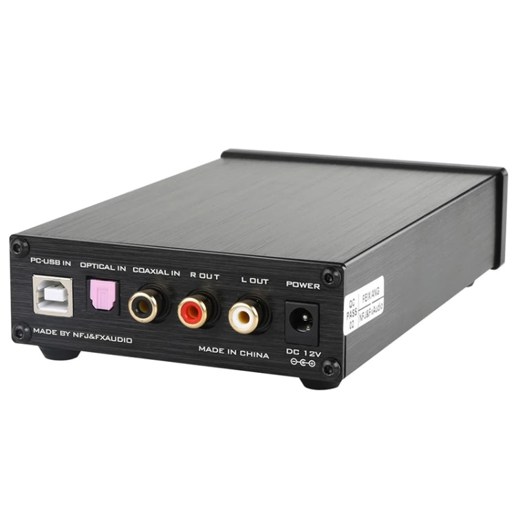 FX-AUDIO DAC-X6 Fever HiFi Fiber Coaxial USB Amp Digital Audio DAC Decoder 24BIT/192(Black)