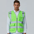 Multi-pockets Safety Vest Reflective Workwear Clothing, Size:XL-Chest 124cm(Green) - Reflective Safety Clothing by PMC Jewellery | Online Shopping South Africa | PMC Jewellery | Buy Now Pay Later Mobicred