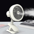 Desktop Office Small Fan USB Charging Clip Fan(White) - free shipping - PMC TechLife - Order now!