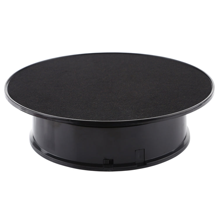 30cm 360 Degree Electric Rotating Turntable Display Stand Video Shooting Props Turntable for Photography, Load 4kg (Black)