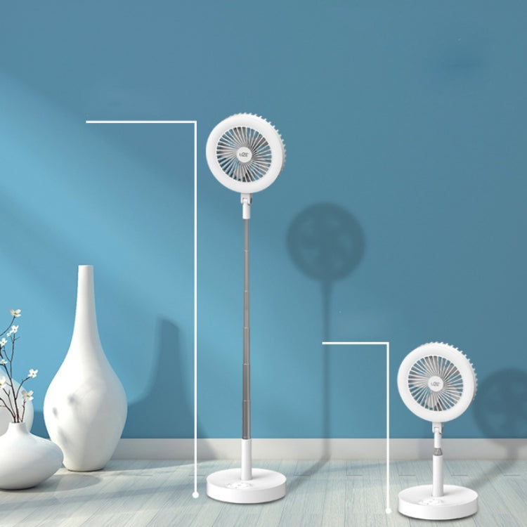 Home Fan Lamp Desktop Telescopic Floor Multi-function Rechargeable Fill Light Bracket