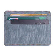 Lizard Pattern PU Leather Bank Card Set Card Package(Gray)